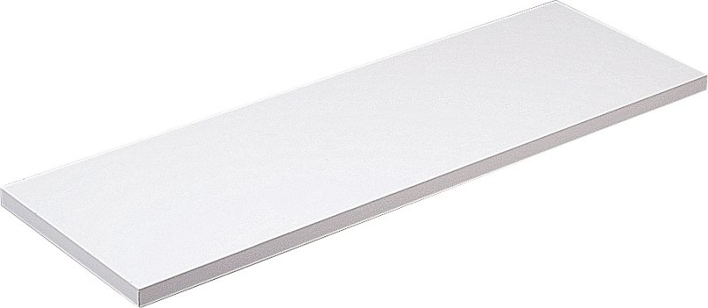 SHELF PREFINISHED WHT 12X48IN 