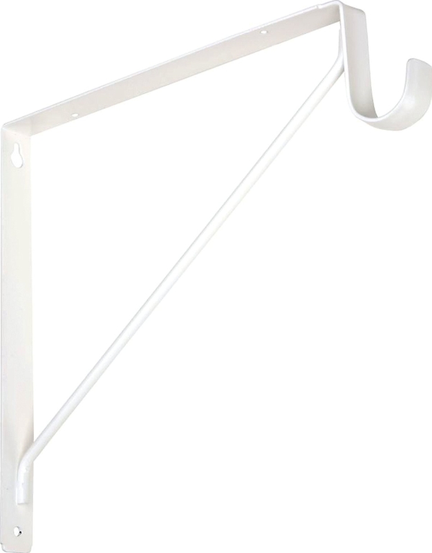 SHELF/ROD BRACKETS WHT        