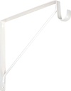 SHELF/ROD BRACKETS WHT        