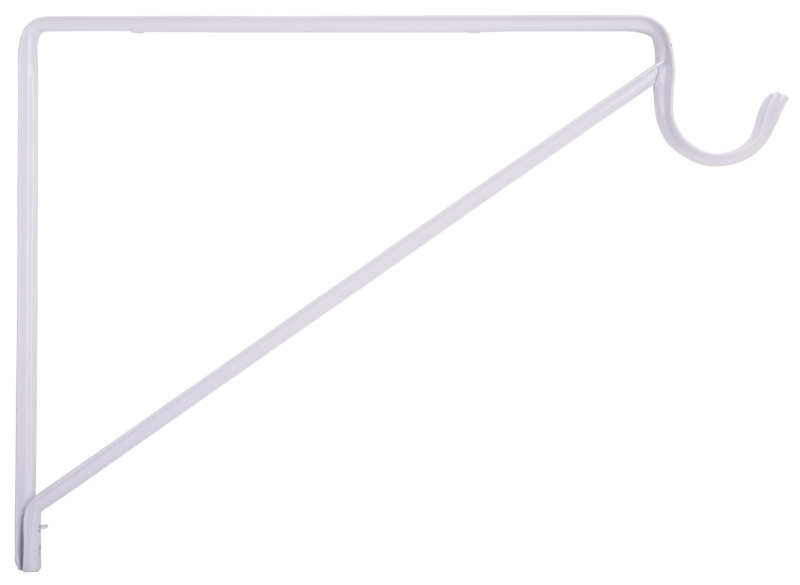 SHELF/ROD SUPPORT STD WHITE   
