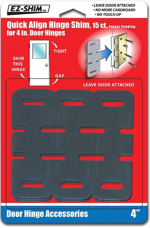 SHIMS 4IN HINGE GRAY          