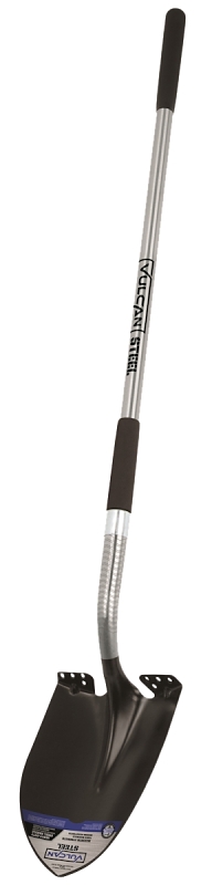 SHOVEL RND PNT LONG STL HANDLE