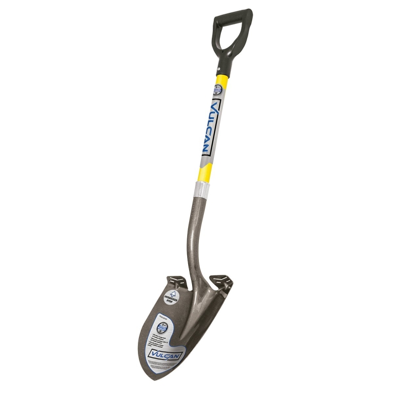 SHOVEL RND PT FIBRGLS HDL 29IN