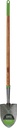 SHOVEL RND PT FLORAL WD HDL 43