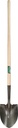 SHOVEL ROUND PT WOOD HDL 48 IN