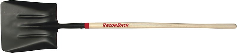 SHOVL COAL SQ PT ST/WD HDL48IN