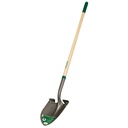 SHOVL RND PT LACQ ASH HDL 48IN