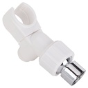 SHOWER ARM BRACKET WHITE      