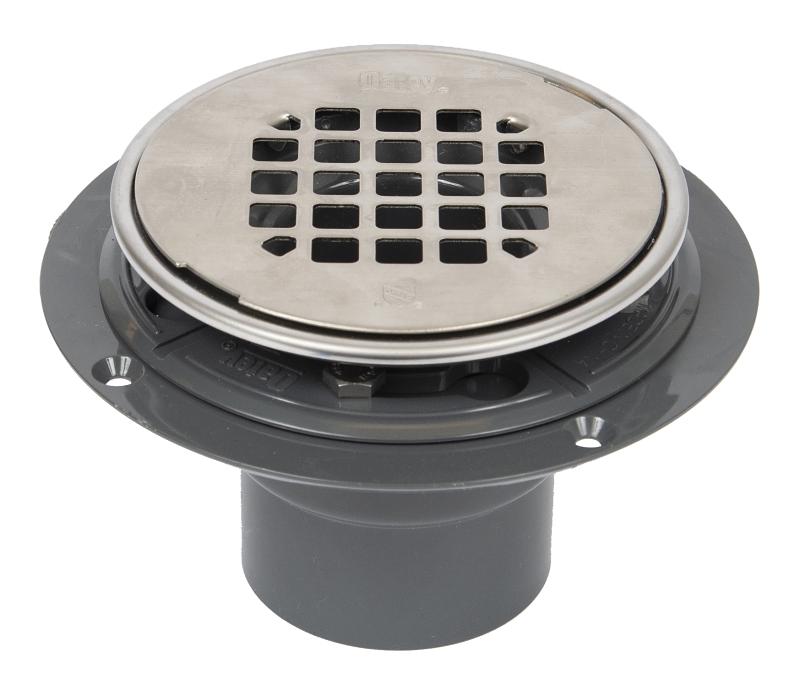 SHOWER DRAIN PVC W-STRAINER   