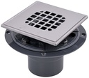 SHOWER DRAIN PVC W/STRAINER   