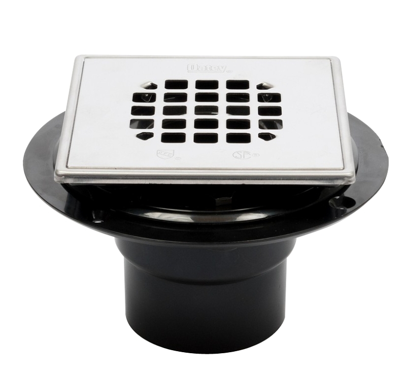 SHOWER DRAIN SQUARE ABS 20R3IN