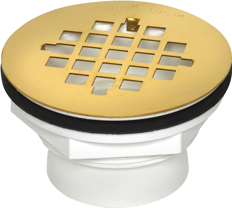 SHOWER DRAIN W-BRASS CVR 2IN  