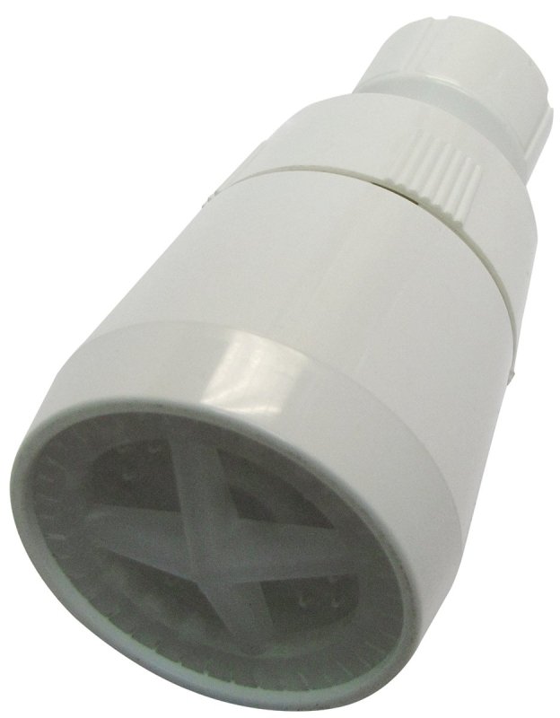 SHOWERHEAD PLASTIC WHITE      