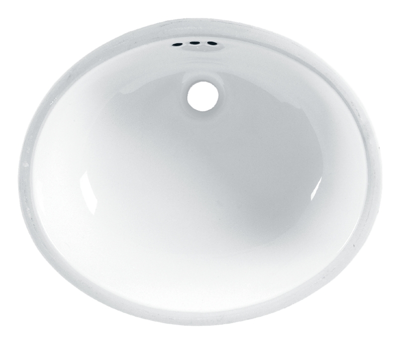 SINK BTHRM UNDR-COUNTER WHT   