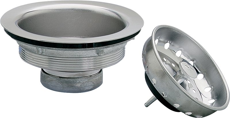 SINK STRAINER ASSY FIXED SS   