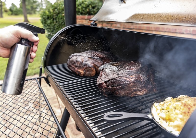 [3662236] SMOKER OFFSET BBQ CHARCOAL BLK