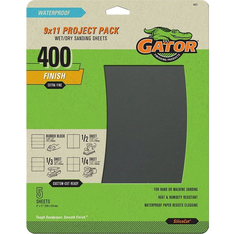 SNDPAPR SILI CAB 400GRT 9X11IN