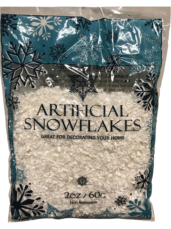 SNOWFLAKES GLITTER 2OZ        