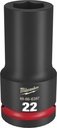 SOCKET 6 POINT DEEP 3/4INX22MM