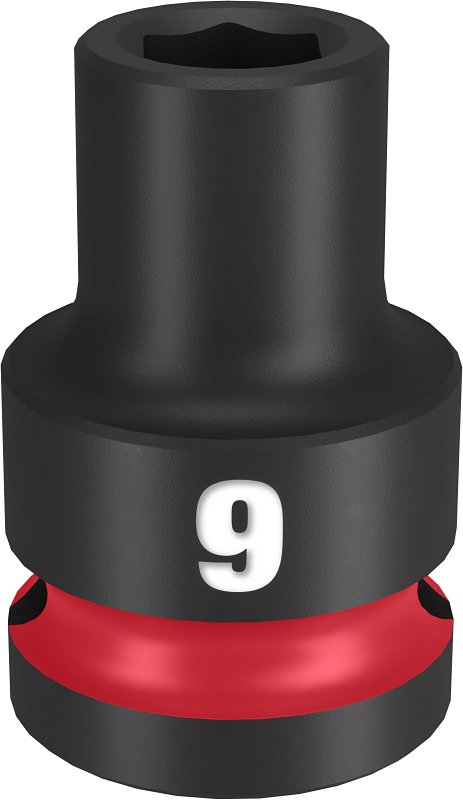 SOCKET 6 POINT STD 1/2IN X 9MM