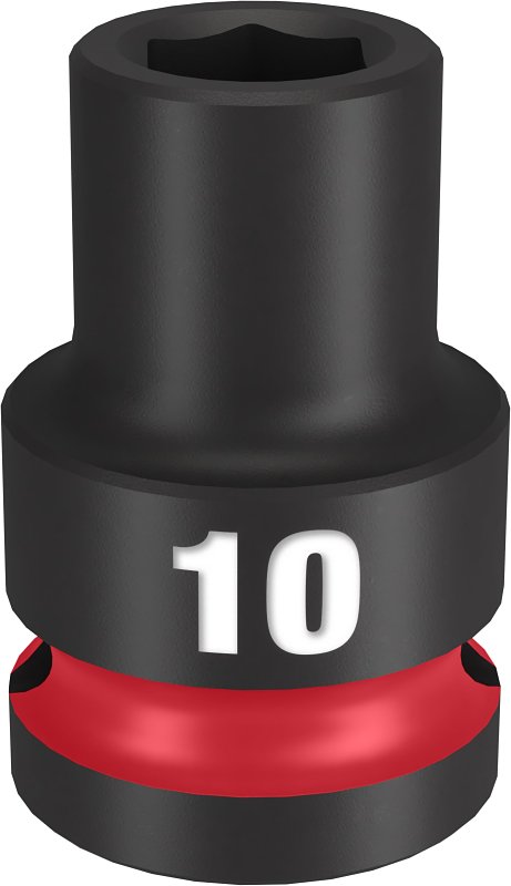 SOCKET 6 POINT STD 1/2INX10MM 