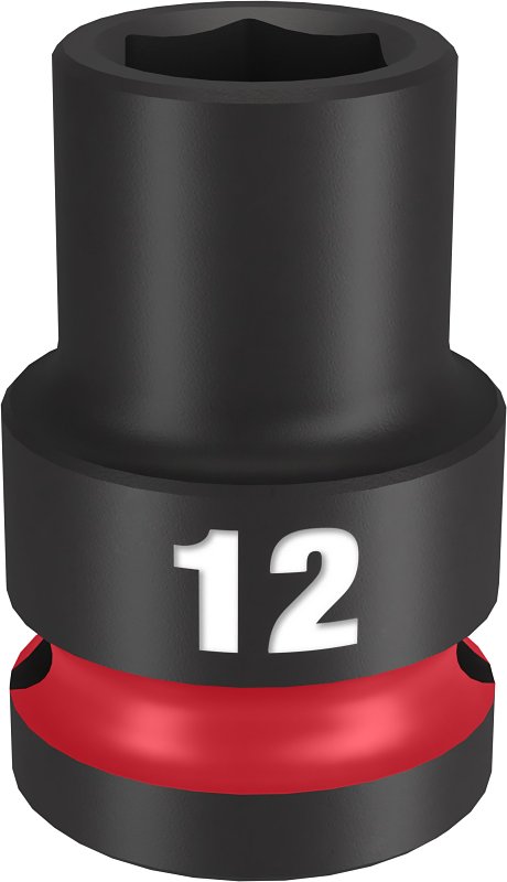 SOCKET 6 POINT STD 1/2INX12MM 