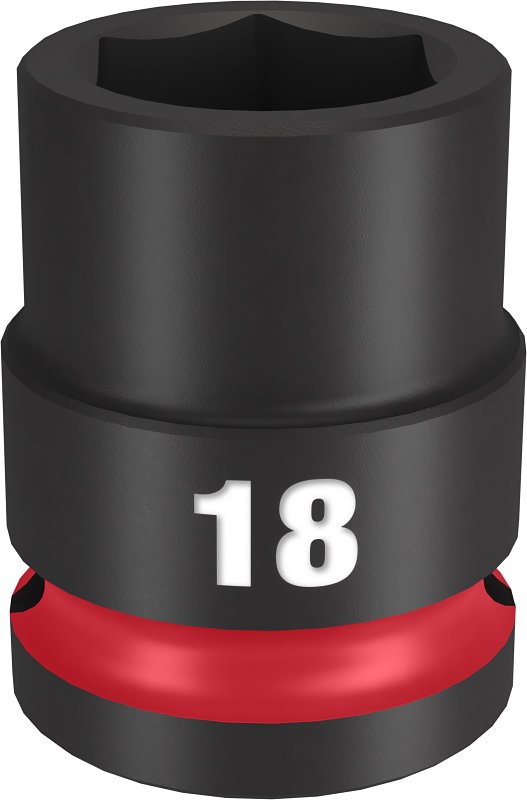 SOCKET 6 POINT STD 1/2INX18MM 