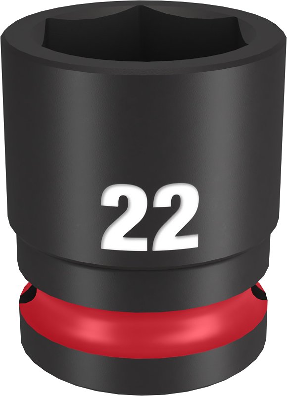 SOCKET 6 POINT STD 1/2INX22MM 