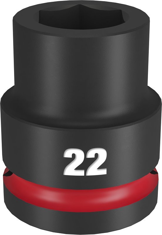 SOCKET 6 POINT STD 3/4INX22MM 