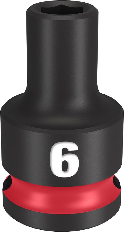 SOCKET 6 POINT STD 3/8IN X 6MM