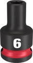 SOCKET 6 POINT STD 3/8IN X 6MM
