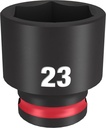 SOCKET 6 POINT STD 3/8INX23MM 