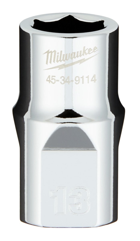 SOCKET 6-POINT CHRM 1/2INX13MM