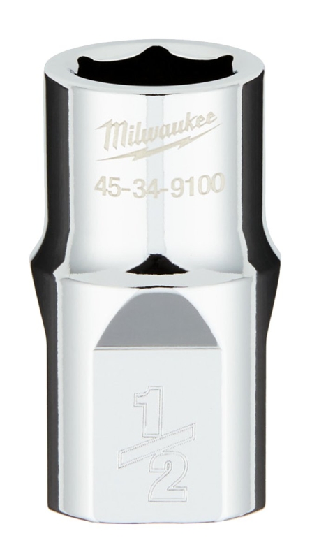 SOCKET 6-POINT CHRM 1/2X1/2IN 