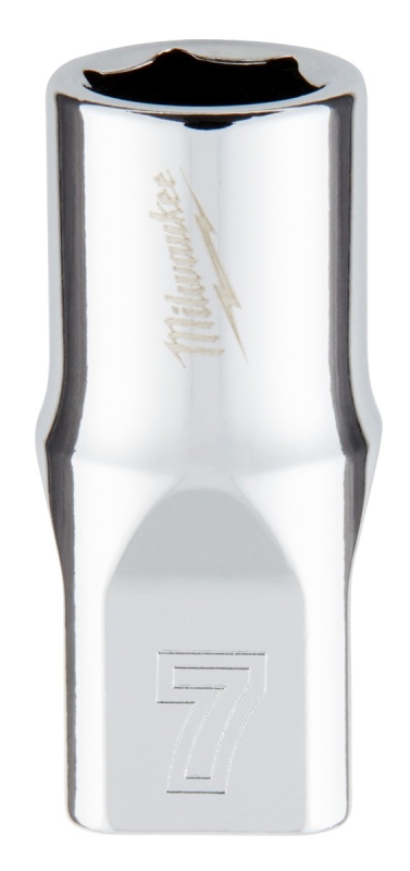 SOCKET 6-POINT CHRM 1/4INX7MM 