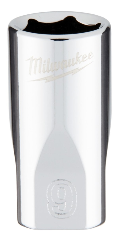 SOCKET 6-POINT CHRM 1/4INX9MM 