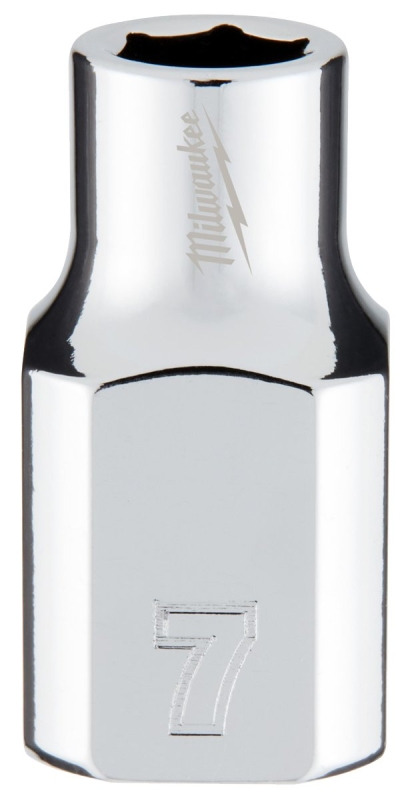 SOCKET 6-POINT CHRM 3/8INX7MM 