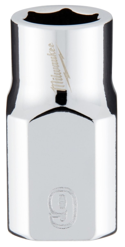 SOCKET 6-POINT CHRM 3/8INX9MM 