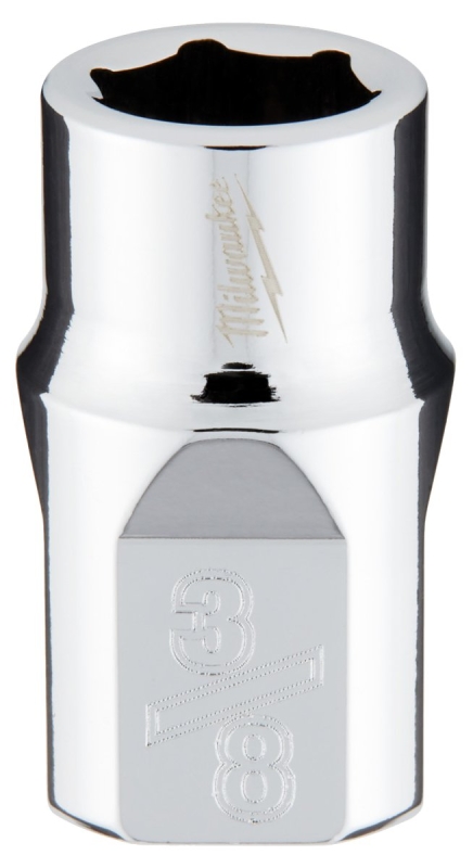 SOCKET 6-POINT CHRM 3/8X3/8IN 