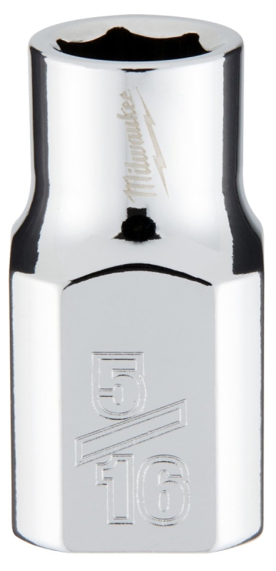 SOCKET 6-POINT CHRM 3/8X5/16IN