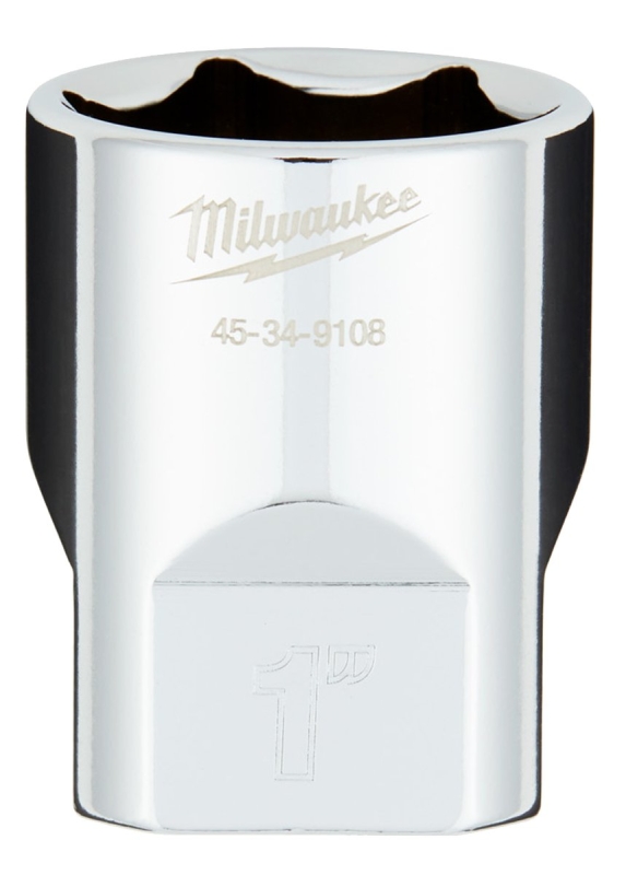 SOCKET 6-POINT CHROME 1/2X1IN 