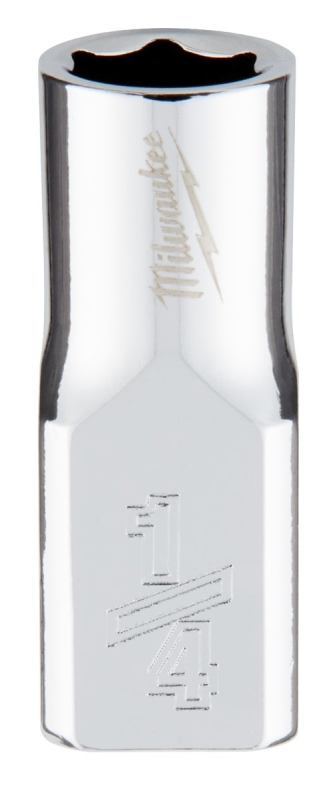 SOCKET 6-PT CHROME 1/4INX1/4IN