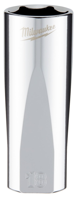 SOCKET DEEP 6-POINT 3/8INX18MM