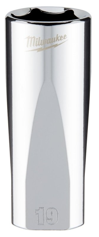 SOCKET DEEP 6-POINT 3/8INX19MM