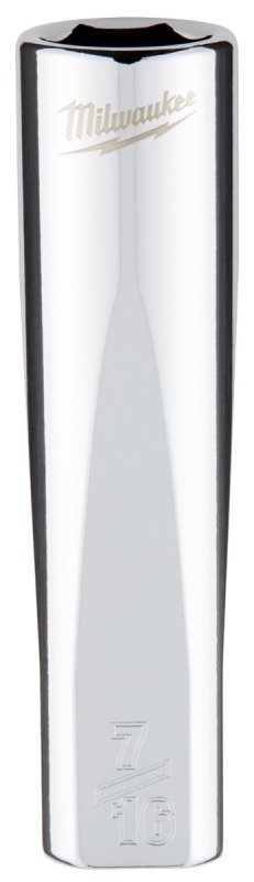 SOCKET DEEP 6-POINT 3/8X7/16IN