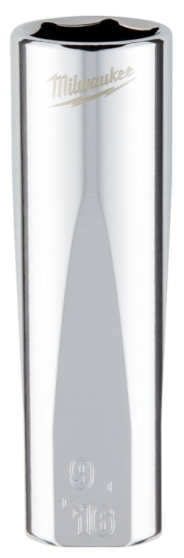 SOCKET DEEP 6-POINT 3/8X9/16IN