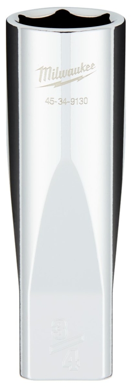 SOCKET DEEP CHROME 1/2INX3/4IN