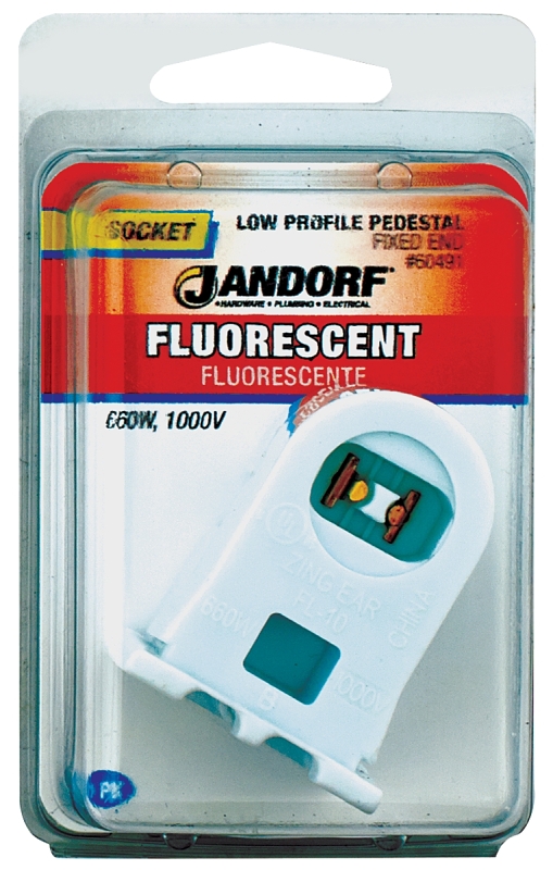 SOCKET FLUORESCENT FIXED END  