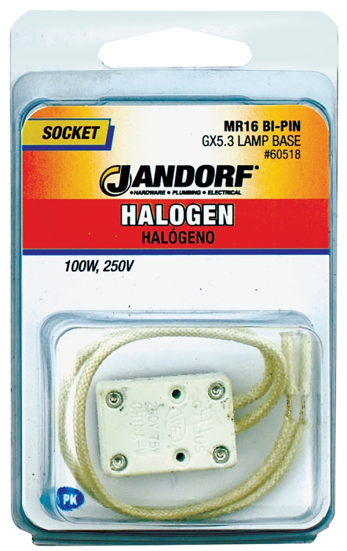 SOCKET HALOGEN BIPN GX5.3LAMP 
