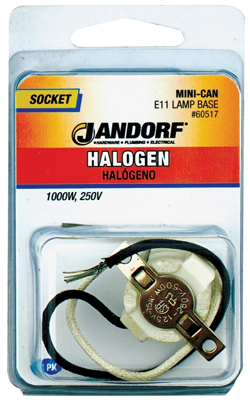 SOCKET HALOGEN MINI CAN E11   
